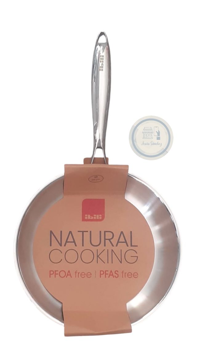 Sarten 24cm acero inoxidable Ibili