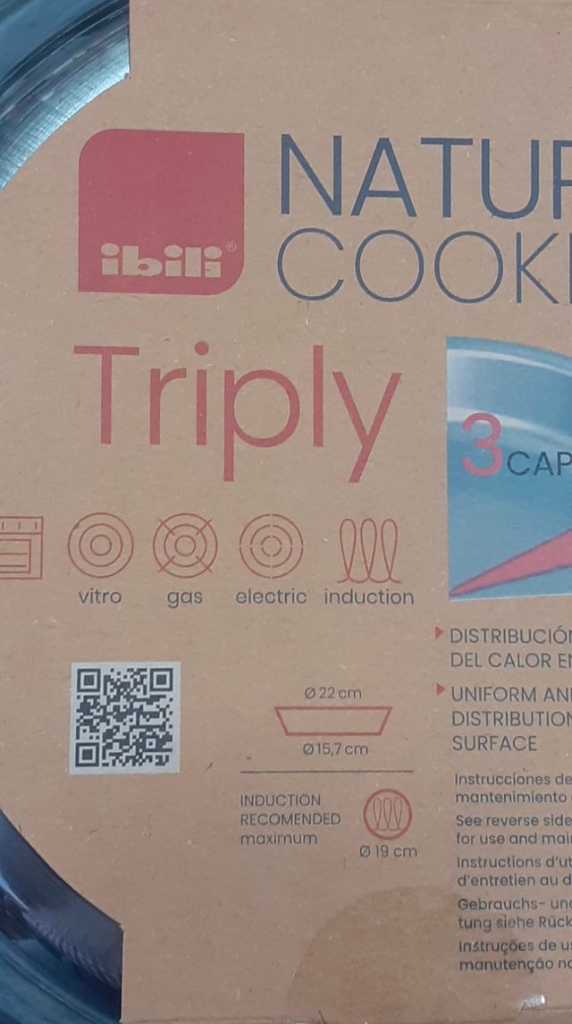 Sarten 24cm acero inoxidable Ibili