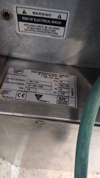 horno industrial eléctrico