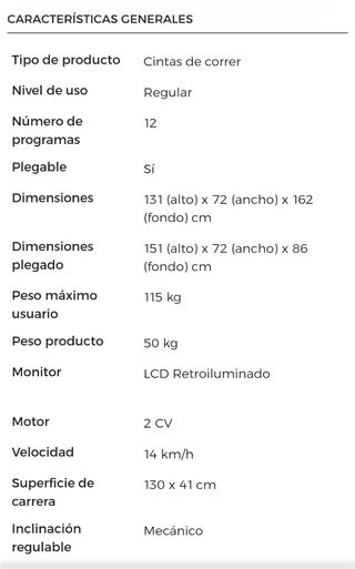 Cinta de Correr TR090i Bladez