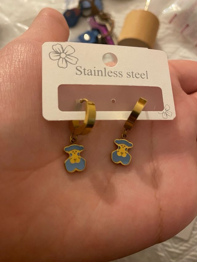 A 10€ cositas en osito en acero