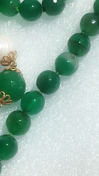 Collana vintage con pietra naturale 