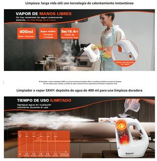 Vaporeta Limpiador Vapor · Nuevo a estrenar