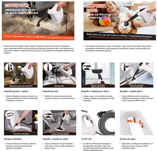 Vaporeta Limpiador Vapor · Nuevo a estrenar