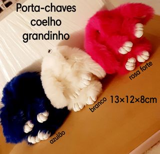 Porta-chaveiros / Chaveiros de pelúcia - unidade