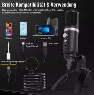 Micrófono Condensador PC · Nuevo a estrenar