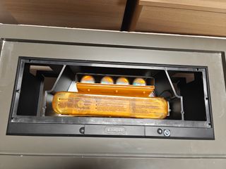 Mueble tv con chimenea de vapor