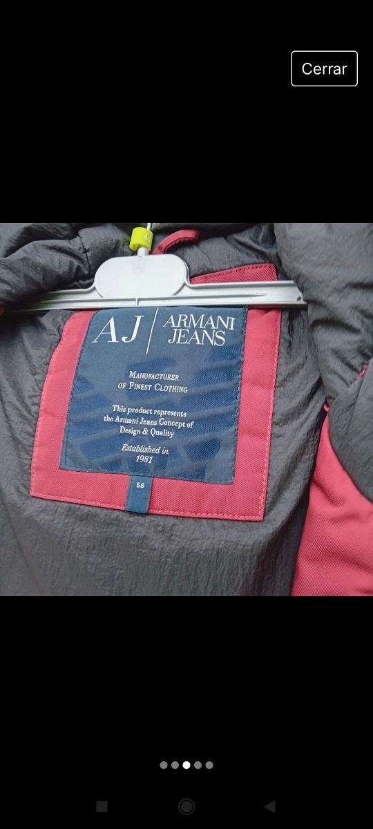 Parca mujer Armani jeans