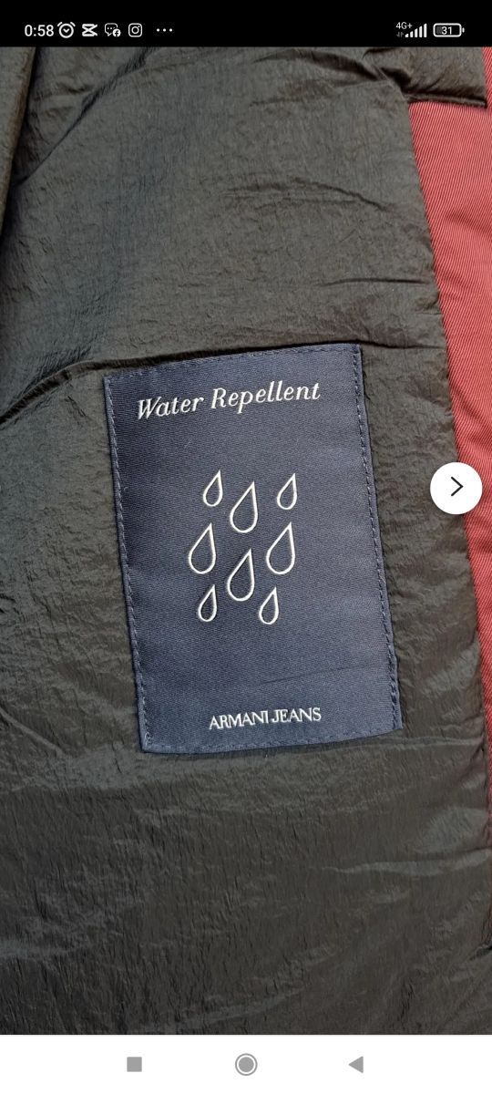 Parca mujer Armani jeans