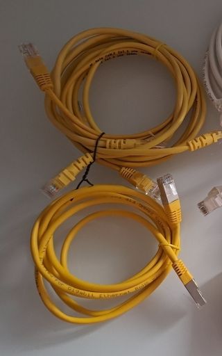Pack de 9 Cables RJ 45 y 1 Switch