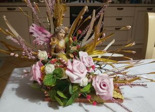Collezione di statue di fatine 