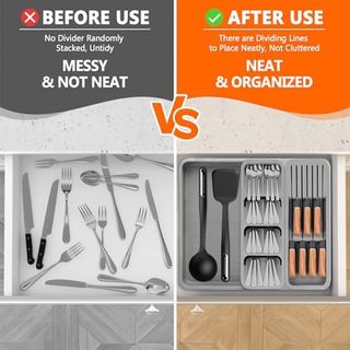 Organizador Cubiertos Extensible Nuevo a estrenar