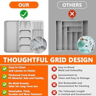 Organizador Cubiertos Extensible Nuevo a estrenar