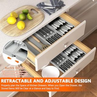 Organizador Cubiertos Extensible Nuevo a estrenar