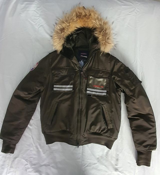 Giubbotto sci bomber parka Museum uomo M verde