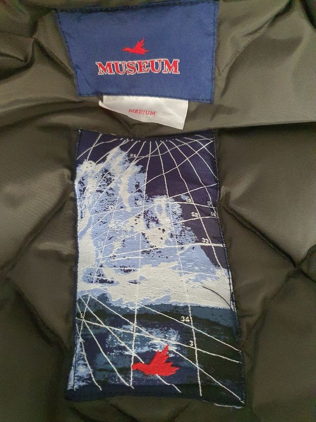 Giubbotto sci bomber parka Museum uomo M verde