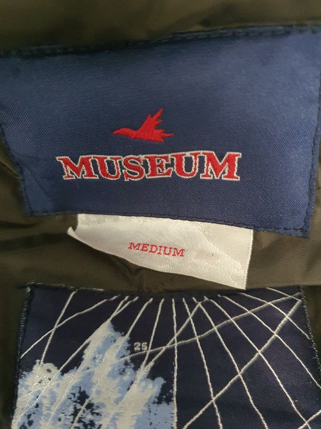 Giubbotto sci bomber parka Museum uomo M verde