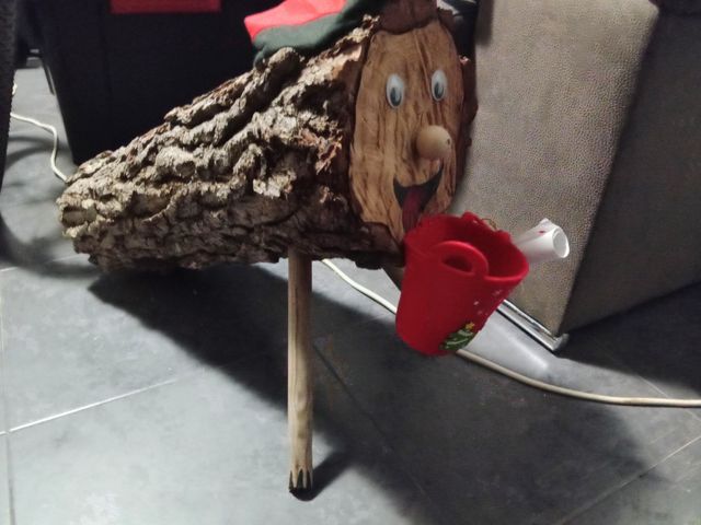 Tío de navidad artesanal