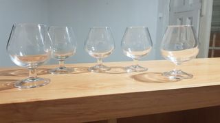 5 Copas licor-brandy