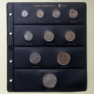 MONEDAS JUAN CARLOS I 1995 SIN CIRCULAR