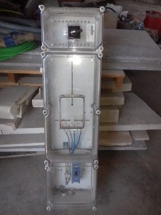 Caja luz obras