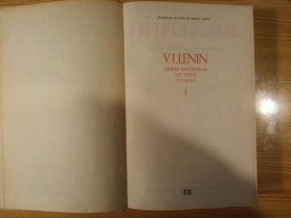 Lote  interesante: LENIN. Obras escogidas. 3 tomos