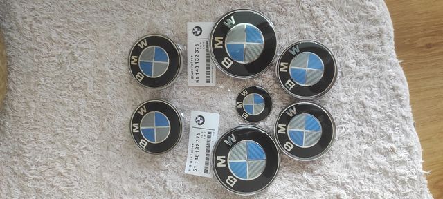 KIT de emblemas BMW CARBONO.