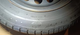 3 Llantas originales R15 mercedes Benz con neumáti