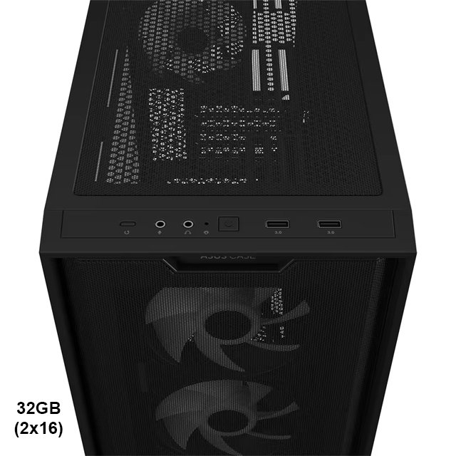 PC Gaming Intel i5-12400F 32GB, 1TB ,4060TI, W11h afbeelding 2