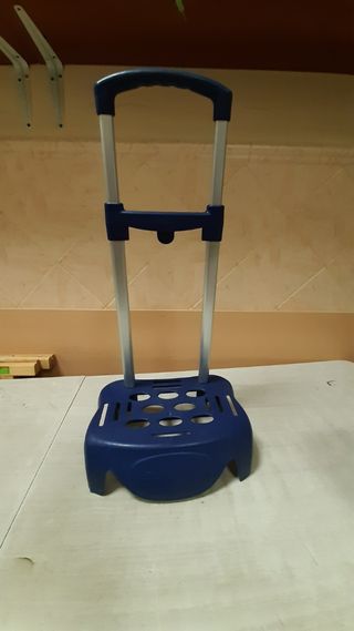 Carrito mochila niño azul