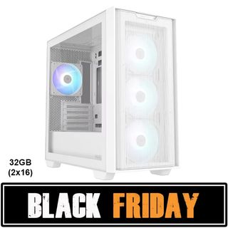 PC Gaming Intel i5-12400F 32GB 1TB 4060TI W11h Bla