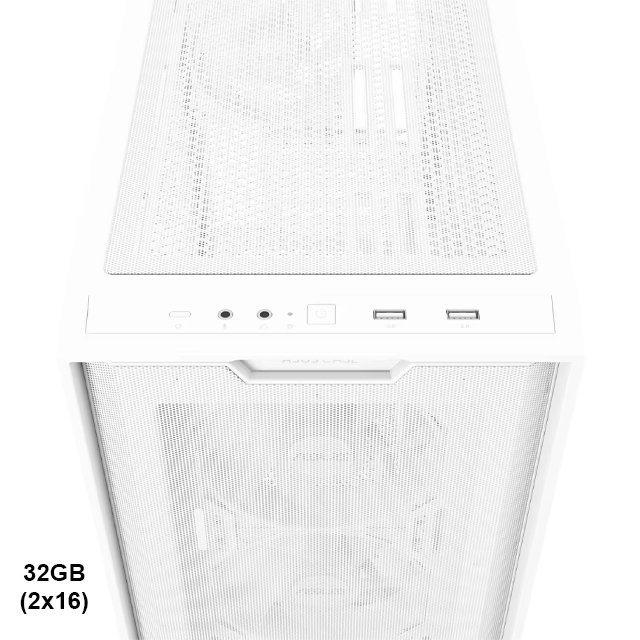 PC Gaming Intel i5-12400F 32GB 1TB 4060TI W11h Bla afbeelding 2