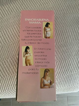 Faja embarazada con caja retro antigua - Lovable