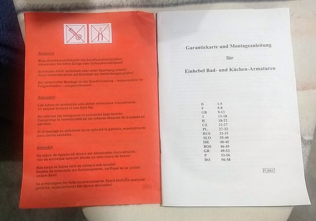 Grifo lavabo y tapón desagüe