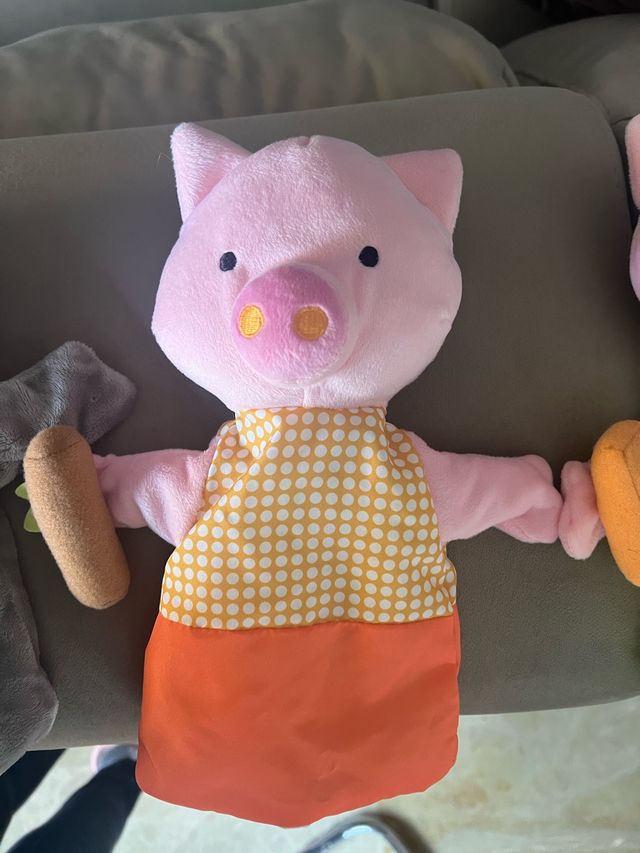 Marionetas Cerditos y Lobo