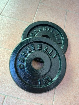 2 dischi palestra da 1kg