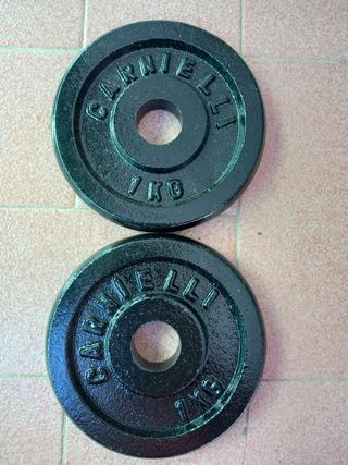 2 dischi palestra da 1kg