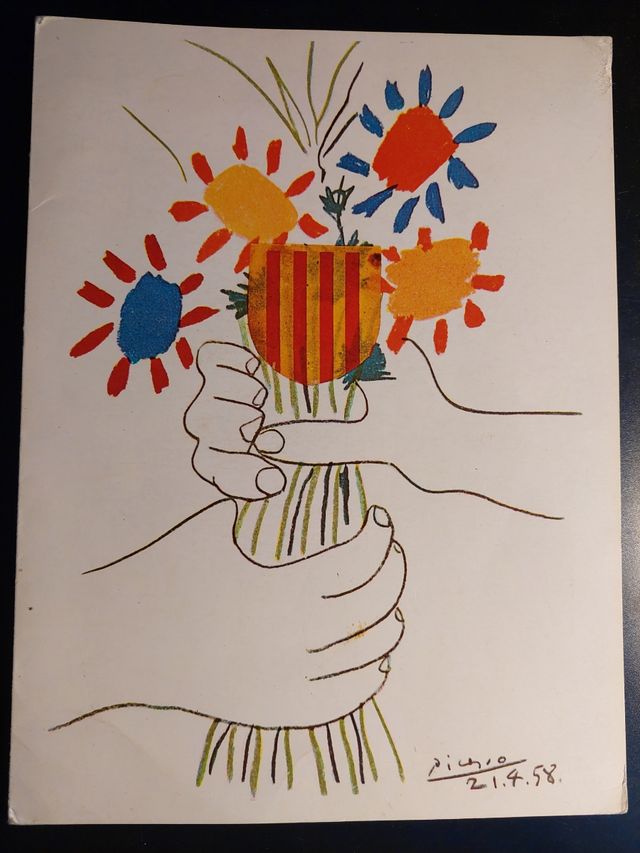 Invitación de Pablo Picasso 1978