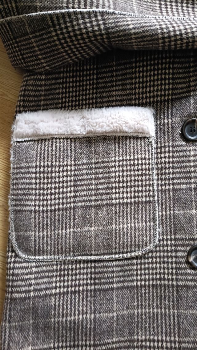 Abrigo doble faz tipo trenca 