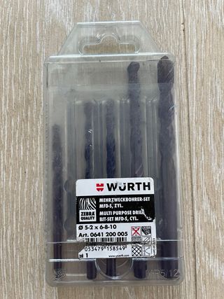 Conjunto brocas multiuso WURTH