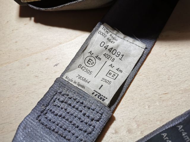 Cinture sicurezza Renault 19