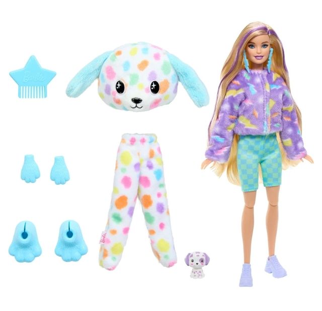 BARBIE  CUTIE REVEAL DALMATA PERRO COLORES