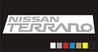 Kit de pegatinas para Nissan Terrano Trasera