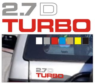 Kit de pegatinas para Nissan Terrano Trasera