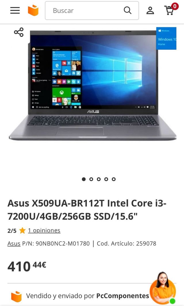 Portatil Asus VivoBook X509UA