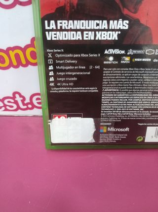 Juego COD Modern Warfare XBOX SERIES X