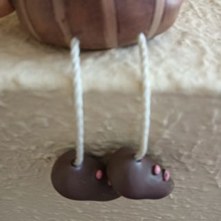 Pareja de figuras de porcelana