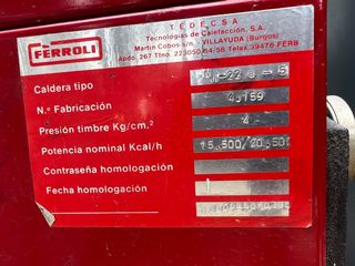 Caldaia a legna in carbonio e diesel