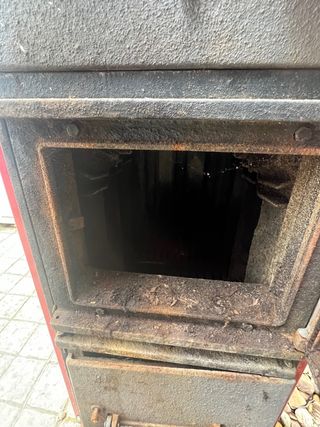 Caldaia a legna in carbonio e diesel