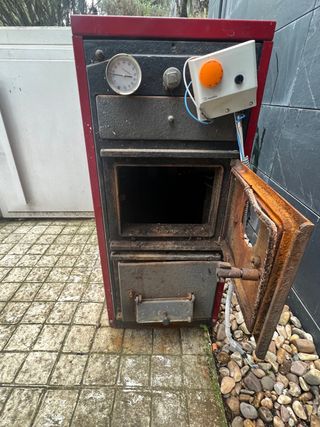 Caldaia a legna in carbonio e diesel